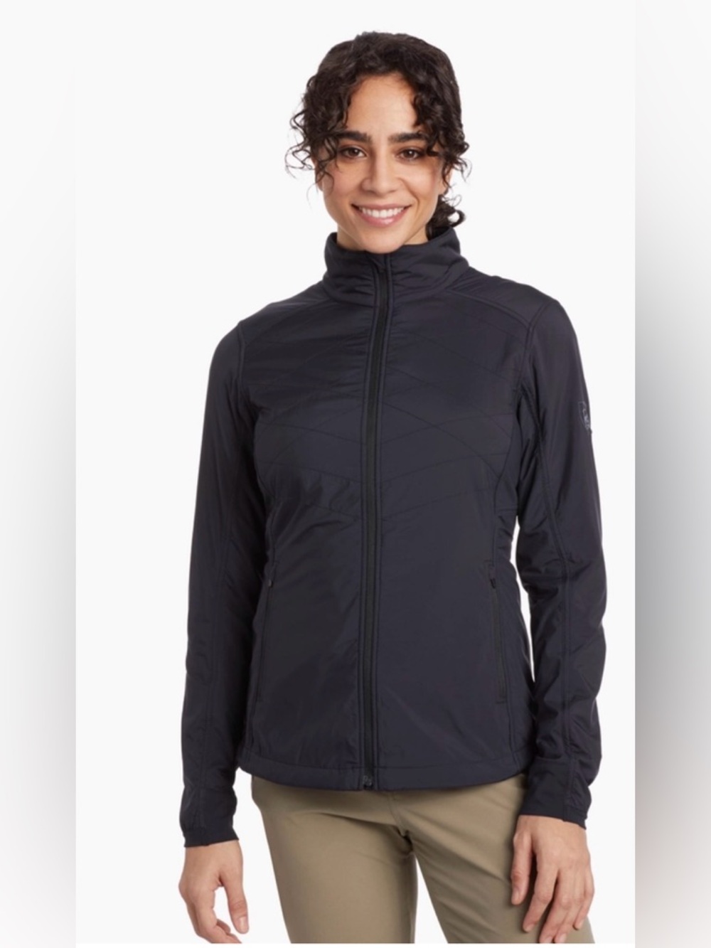 Kuhl Women's “The One Jacket” Black Zip-Front Lightweight Jacket size large❤️❤️